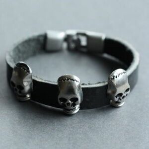 Mens Leather Bracelet